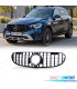 GRILLE MERCEDES GLC C253 X253 19-22 LOOK GT NOIR BRILLANT