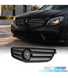CALANDRE MERCEDES W204 07-14 LOOK AMG NOIR MAT
