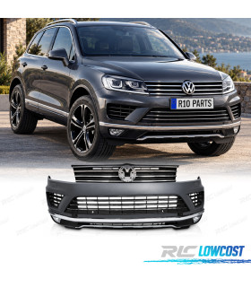 PARE-CHOCS AVANT VOLKSWAGEN VW TOUAREG 14-18 LOOK R LINE PDC SRA