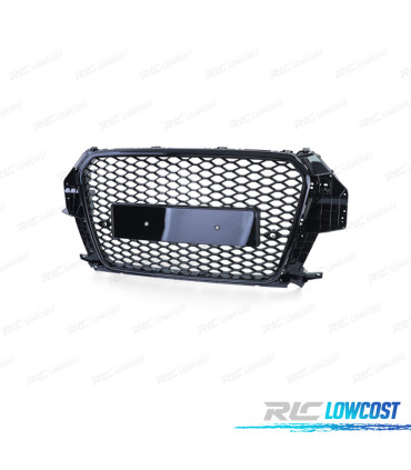 GRILLE AUDI Q3 11-15 LOOK RSQ3 NOIR BRILLANT