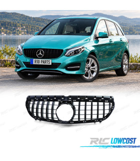 CALANDRE MERCEDES CLASSE B W246 14-18 LOOK GT NOIR BRILLANT