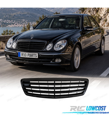 CALANDRE MERCEDES CLASSE E W211 02-06 LOOK AMG NOIRE