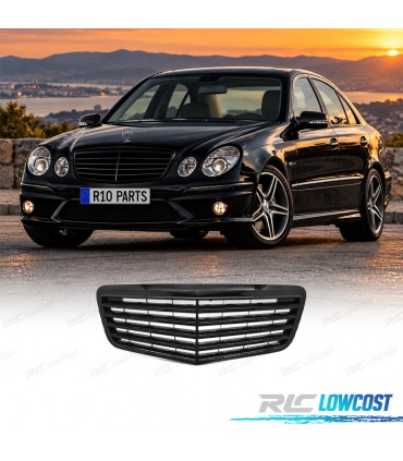 CALANDRE MERCEDES CLASSE E W211 06-09 LOOK AMG NOIRE