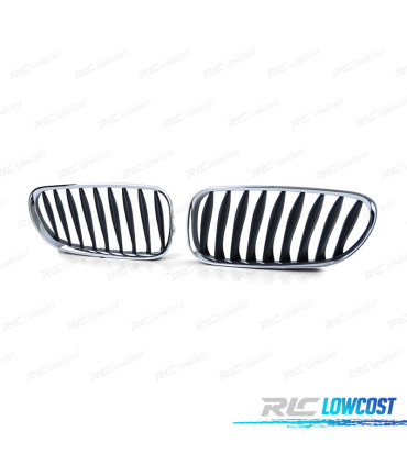 CALANDRES BMW Z4 E85 E86 02-09 CHROME NOIR