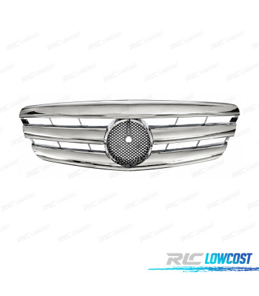 CALANDRE MERCEDES W221 05-09 LOOK AMG CHROMÉE