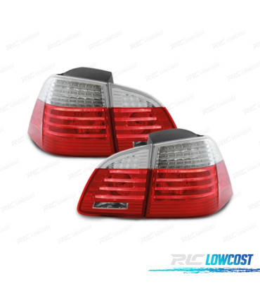 FEUX ARRIÈRE BMW E61 TOURING 03-07 LED ROUGE BLANC