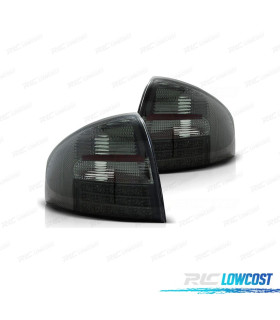 FEUX ARRIÈRE AUDI A6 4B 97-04 LED FOND CHROME FUMÉ