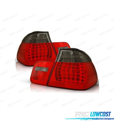 FEUX ARRIÈRE LED BMW E46 98-01 ROUGE FUMÉ LOOK M3