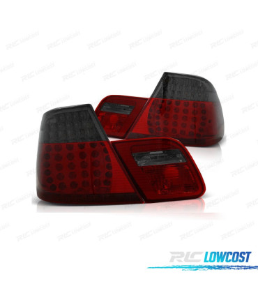 FEUX ARRIÈRE BMW E46 99-03 LED ROUGE FUMÉ LOOK M3