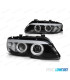 PHARES XÉNON BMW X5 E53 03-07 ANGEL EYES CCFL FOND NOIR