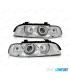 PHARES BMW E39 95-03 XENON ANGEL EYES FOND CHROMÉ