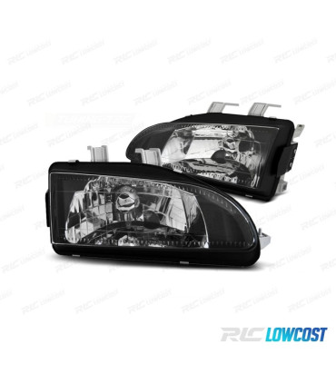 PHARES HONDA CIVIC 91-95 FOND NOIR