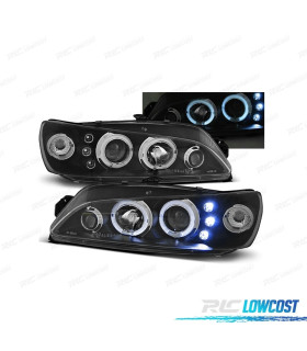 PHARES PEUGEOT 306 97-01 ANGEL EYES FOND NOIR