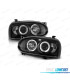 PHARES POUR VOLKSWAGEN VW GOLF MK3 ANGEL EYES FOND NOIR H1 H1