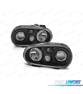 PHARES VOLKSWAGEN VW GOLF 4 97-03 LOOK R32 FOND NOIR