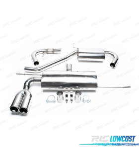 LIGNE D'ÉCHAPPEMENT INOX VOLKSWAGEN VW GOLF V AUDI A3 8P
