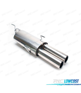 POT D'ÉCHAPPEMENT POUR OPEL VECTRA 1995-2003 INOX x2