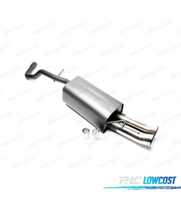 POT D'ÉCHAPPEMENT POUR SEAT LEON 09 1996- x2 DTM