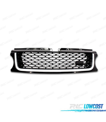 CALANDRE RANGE ROVER SPORT 09-13 LOOK AUTOBIOGRAPHY ALL BLACK EDITION