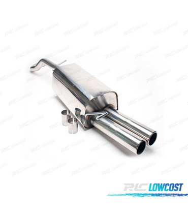 POT D'ÉCHAPPEMENT POUR AUDI A3 8L 09 1996- INOX x2