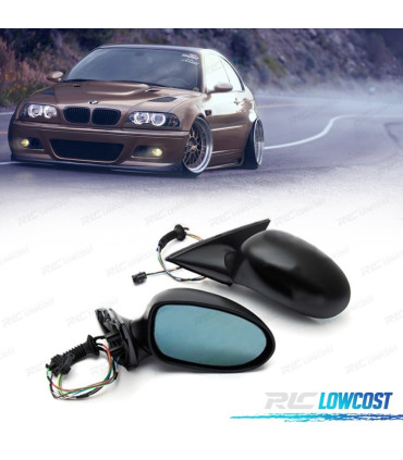RETROVISEURS RABATTABLES BMW E46 COUPÉ MEMOIRE LOOK M3