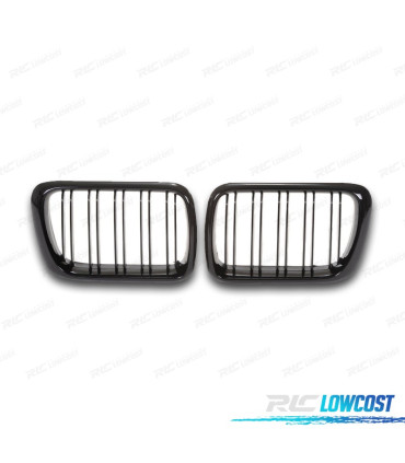 DOUBLE CALANDRE BMW E36 96-99 NOIR BRILLANT