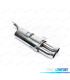 POT D'ÉCHAPPEMENT POUR OPEL ASTRA 1991-1998 INOX x2 DTM