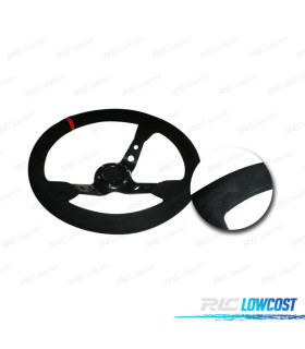 VOLANT TYPE OMP INVERSE DAIM NOIR ROUGE