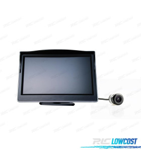 MONITEUR 5" AVEC SUPPORT + CAMÉRA DE RECUL