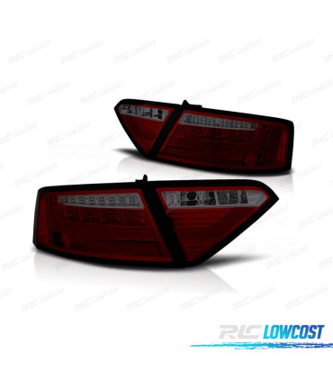 FEUX ARRIÈRE AUDI A5 07-11 LIGHT BAR ROUGE FUMÉ