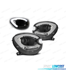 PHARES MINI R60 COUNTRYMAN 10-15 TUBE LIGHT XENON FOND NOIR