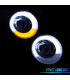 PHARES MINI COOPER R56 R57 06-10 TUBE LIGHT + CLIGNOTANTS LED FOND NOIR