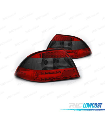FEUX ARRIÈRE POUR MITSUBISHI LANCER 03-08 LED ROUGE FUMÉ