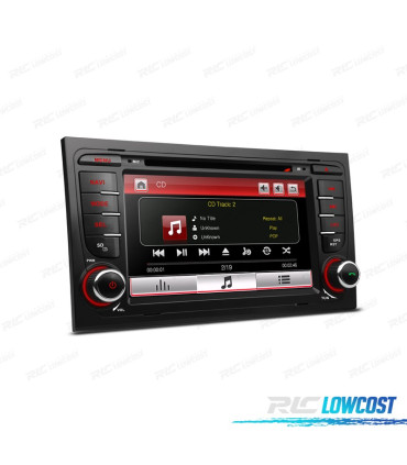 AUTORADIO 2DIN 7" AUDI A4 B6B7 00-07 USB GPS TACTIL HD
