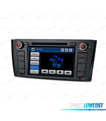 AUTORADIO 2DIN 7" BMW SÉRIE 1 E81 E82 E87 E88 04-11 USB GPS TACTIL HD