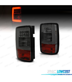 FEUX ARRIÈRE VOLKSWAGEN VW CADDY 04-15 FOND CHROMÉ FUMÉ