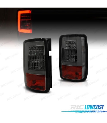 FEUX ARRIÈRE VOLKSWAGEN VW CADDY 04-15 FOND CHROMÉ FUMÉ