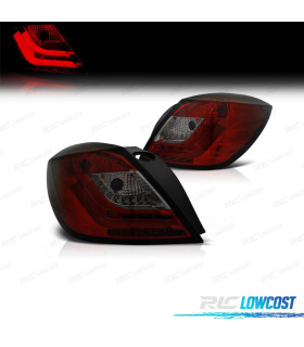 FEUX ARRIÈRE OPEL ASTRA H GTC 04-09 LIGHT LED BAR ROUGE FUMÉ