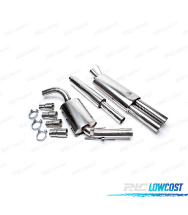 LIGNE D'ÉCHAPPEMENT INOX POUR VOLKSWAGEN VW GOLF MK3 III 91-98