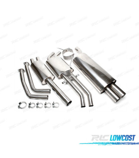 LIGNE D'ÉCHAPPEMENT INOX POUR BMW E46 ESSENCE 98-06