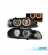 PHARES BMW E39 95-00 XENON ANGEL EYES FOND NOIR