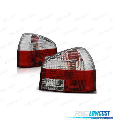 FEUX ARRIÈRE AUDI A3 8L 96-03 ROUGE CHROMÉ