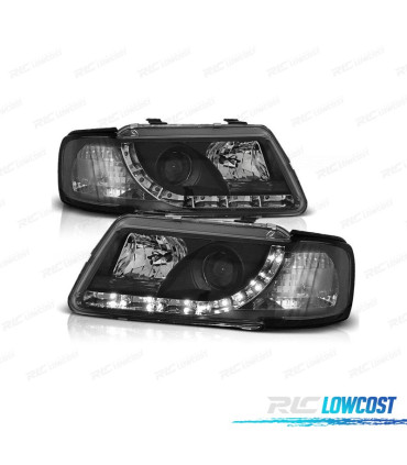 PHARES AUDI A3 8L 96-00 DAYLIGHT FOND NOIR