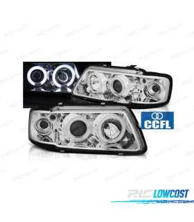 PHARES CCFL AUDI A3 96-00 ANGEL EYES CHROMÉ