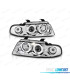 PHARES POUR AUDI A4 B5 94-99 ANGEL EYES FOND CHROMÉ