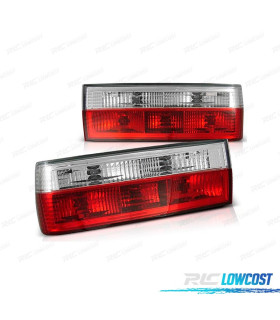 FEUX ARRIÈRE BMW E30 82-87 CABRIO 82-90 ROUGE CHROMÉ