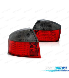 FEUX ARRIÈRE AUDI A4 B6 00-04 LED ROUGE FUMÉ