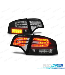 FEUX ARRIÈRE AUDI A4 B7 04-07 LED FOND NOIR