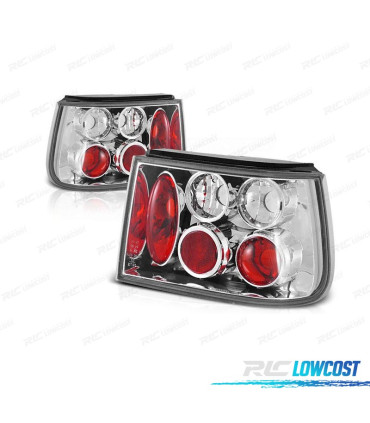 FEUX ARRIÈRE POUR SEAT IBIZA 6K. FOND CHROMÉ