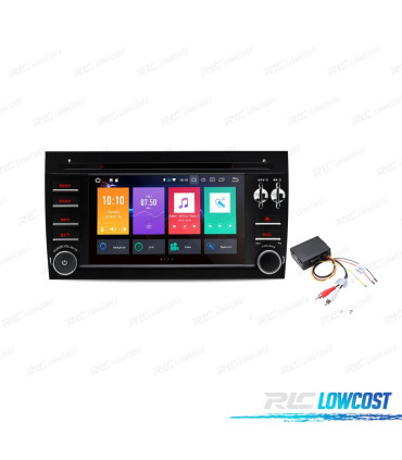 AUTORADIO GPS ANDROID 10 POUR PORSCHE CAYENNE 03-07 7" USB GPS TACTIL HD